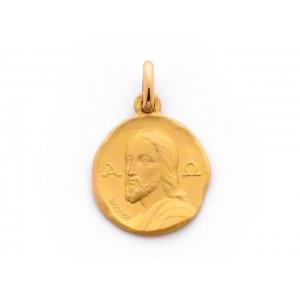 Médaille Becker Christ Catacombes 18mm Or jaune