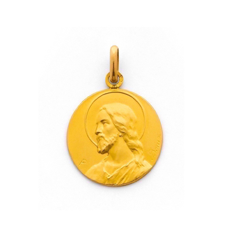 Médaille Christ 16mm Or jaune