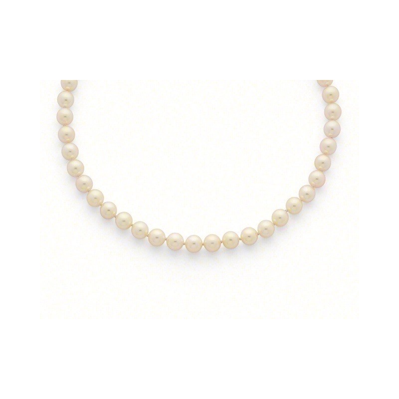 Collier Perles de culture Choker Akoya Japon 7,5-8 mm-2