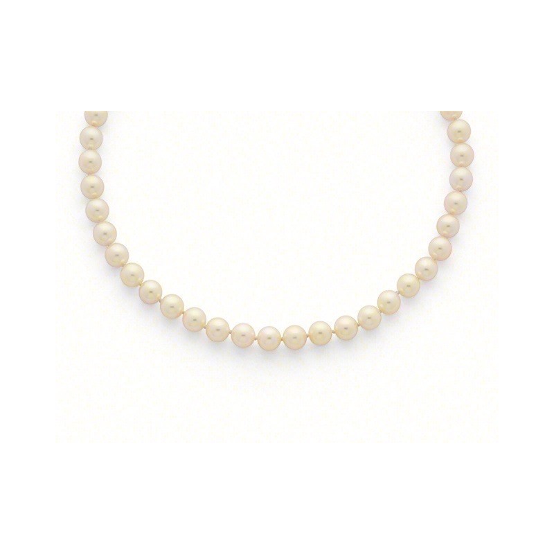 Collier Perles de culture Choker Akoya Japon 8,5-9 mm-1