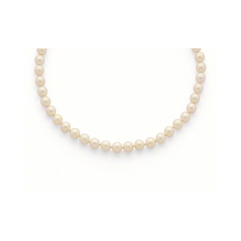 Collier Perles de culture Choker Akoya Japon 8,5-9 mm-3