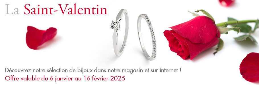 Sélection de bijoux spéciale Saint-Valentin Chez la Bijouterie Madime Paris